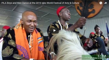 PILA Boys and Men Dance at the 2016 Igbo World Festival