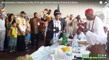 Watch the Reconnection Ceremony at the 2016 Igbo World Festival