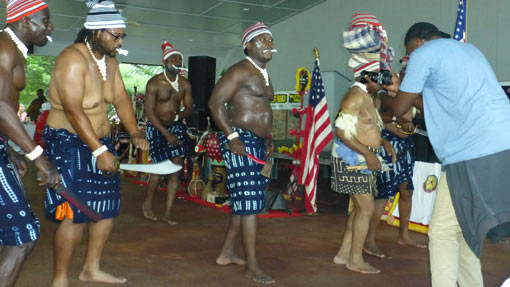 Igbo War Dance performing at Igbo World Festivalval (2016)